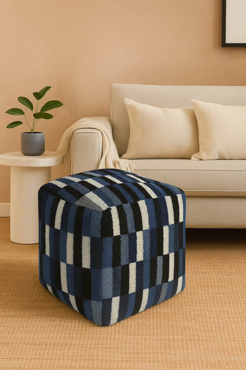 Lavras collectie Poef vierkant