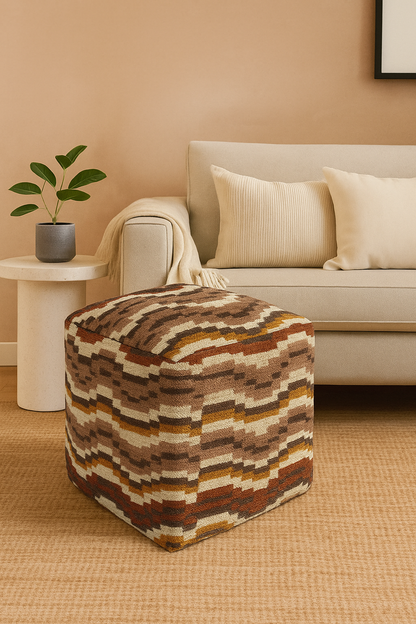 Lavras collectie Poef vierkant