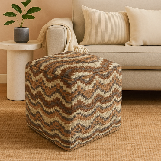 Lavras collectie Poef vierkant